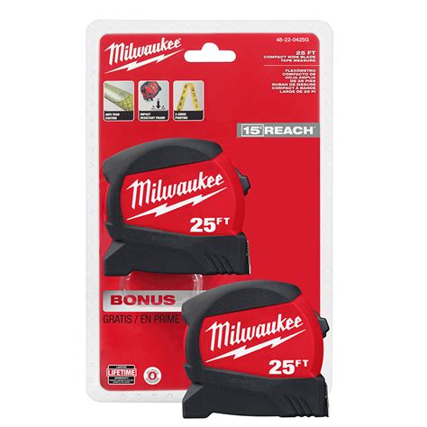 thick blade tape measure|milwaukee tape measure 2 pack.